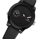Tommy Hilfiger Denim Black Dial Black Rubber Strap Watch for Men - 1791326 Authentic Buy Shop Now