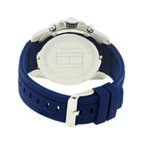 Tommy Hilfiger Decker Quartz Blue Dial Blue Rubber Strap Watch for Men - 1791350 Authentic Buy Shop Now