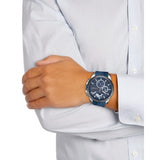 Tommy Hilfiger Decker Quartz Blue Dial Blue Rubber Strap Watch for Men - 1791350 Authentic Buy Shop Now