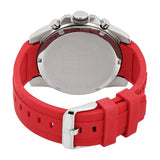 Tommy Hilfiger Decker Quartz Black Dial Red Rubber Strap Watch for Men - 1791351 Authentic Buy Shop Now