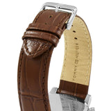 Tommy Hilfiger Kane Chronograph White Dial Brown Leather Strap Watch for Men - 1791400 Authentic Buy Shop Now