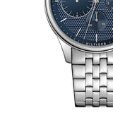 Tommy Hilfiger Damon Chronograph Blue Dial Silver Steel Strap Watch for Men - 1791416 Authentic Buy Shop Now