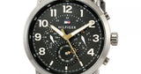 Tommy Hilfiger Briggs Black Dial Black Leather Strap Watch for Men - 1791426 Authentic Buy Shop Now