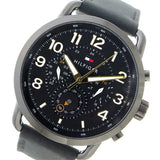 Tommy Hilfiger Briggs Black Dial Black Leather Strap Watch for Men - 1791426 Authentic Buy Shop Now