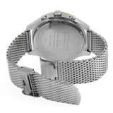 Tommy Hilfiger Gavin Chronograph Quartz Grey Dial Silver Mesh Bracelet Watch for Men - 1791466 Authentic Buy Shop Now