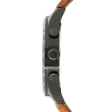 Tommy Hilfiger Gavin Chronograph Quartz Black Dial Brown Leather Strap Watch for Men - 1791470 Authentic Buy Shop Now