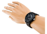 Tommy Hilfiger Denim Black Dial Brown Leather Strap Watch for Men - 1791478 Authentic Buy Shop Now
