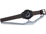 Tommy Hilfiger Denim Black Dial Brown Leather Strap Watch for Men - 1791478 Authentic Buy Shop Now