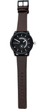 Tommy Hilfiger Denim Black Dial Brown Leather Strap Watch for Men - 1791478 Authentic Buy Shop Now