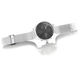 Tommy Hilfiger Chase Quartz Grey Dial Silver Mesh Bracelet Watch For Men - 1791484 Authentic Buy Shop Now