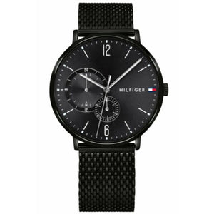 Tommy Hilfiger Brooklyn Black Dial Black Mesh Bracelet Watch for Men - 1791507 Authentic Buy Shop Now