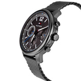 Tommy Hilfiger London Chronograph Grey Dial Grey Mesh Bracelet Watch for Men - 1791530 Authentic Buy Shop Now