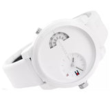 Tommy Hilfiger Denim White Dial White Rubber Strap Watch for Men - 1791558 Authentic Buy Shop Now