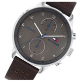 Tommy Hilfiger Chase Quartz Brown Dial Brown Leather Strap Watch for Men - 1791579 Authentic Buy Shop Now