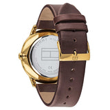 Tommy Hilfiger Hunter Green Dial Brown Leather Strap Watch for Men - 1791607 Authentic Buy Shop Now
