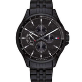 Tommy Hilfiger Shawn Quartz Black Dial Black Steel Strap Watch for Men - 1791611 Authentic Buy Shop Now