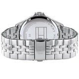 Tommy Hilfiger Shawn Multifunction Quartz Blue Dial Silver Steel Strap Watch for Men - 1791612 Authentic Buy Shop Now