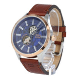 Tommy Hilfiger Spencer Blue Dial Brown Leather Strap Watch for Men - 1791642 Authentic Buy Shop Now