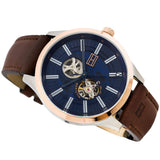 Tommy Hilfiger Spencer Blue Dial Brown Leather Strap Watch for Men - 1791642 Authentic Buy Shop Now
