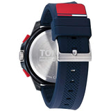 Tommy Hilfiger Digital Analog Blue Dial Blue Rubber Strap Watch For Men - 1791761 Authentic Buy Shop Now
