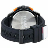 Tommy Hilfiger Jeans Analog Black Dial Black Silicone Strap Watch For Men - 1791763 Authentic Buy Shop Now