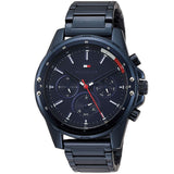 Tommy Hilfiger Mason Blue Dial Blue Steel Strap Watch for Men - 1791789 Authentic Buy Shop Now