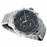 Tommy Hilfiger Trent Quartz Black Dial Silver Steel Strap Watch For Men - 1791805 Authentic Buy Shop Now