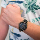 Tommy Hilfiger Parker Chronograph Black Dial Brown Leather Strap Watch For Men - 1791836 Authentic Buy Shop Now