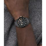 Tommy Hilfiger Aiden Chronograph Black Dial Black Steel Strap Watch For Men - 1791858 Authentic Buy Shop Now