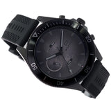 Tommy Hilfiger Larson Chronograph Black Dial Black Rubber Strap Watch For Men - 1791921 Authentic Buy Shop Now