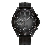 Tommy Hilfiger Larson Chronograph Black Dial Black Rubber Strap Watch For Men - 1791921 Authentic Buy Shop Now