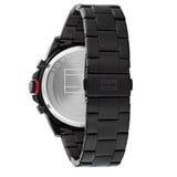 Tommy Hilfiger Blaze Chronograph Black Dial Black Steel Strap Watch For Men - 1792030 Authentic Buy Shop Now