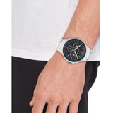 Tommy Hilfiger Justin Chronograph Gray Dial Silver Steel Strap Watch For Men - 1792054 Authentic Buy Shop Now