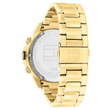 Tommy Hilfiger Lars Chronograph Gold Dial Gold Steel Strap Watch For Men - 1792060 Authentic Buy Shop Now