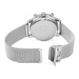 Calvin Klein City Chronograph Black Dial Silver Mesh Bracelet Watch for Men - K2G27121 Authentic Buy Shop Now