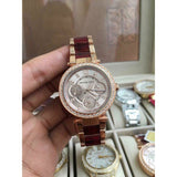 Michael Kors Parker Rose Gold Dial Two Tone Steel Strap Watch for Women - MK6239 Authentic Buy Shop Now
