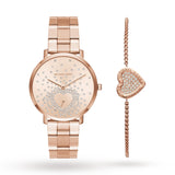 Michael Kors Jaryn Rose Gold Dial Rose Gold Steel Strap Watch for Women - MK3621 Authentic Buy Shop Now