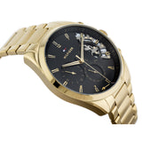 Tommy Hilfiger Baker Chronograph Black Dial Gold Steel Strap Watch for Men - 1710447 Authentic Buy Shop Now