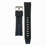 Tommy Hilfiger Sport Multifunction Black Dial Black Rubber Strap Watch for Men - 1791143 Authentic Buy Shop Now