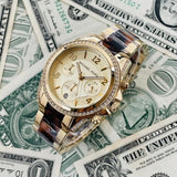 Michael Kors Blair Gold Dial Two Tone Steel Strap Watch for Women - MK6094 Authentic Buy Shop Now