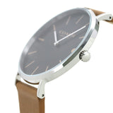 Coach Charles Black Dial Brown Leather Strap Watch for Men - 14602155 Authentic Buy Shop Now