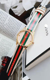 Gucci G Timeless Quartz Pink Dial Three Tone Leather Strap Watch For Women - YA1264118 Authentic Buy Shop Now