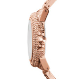 Michael Kors Camille Crystal Rose Gold Dial Rose Gold Steel Strap Watch for Women - MK5862 Authentic Buy Shop Now