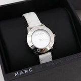 Marc Jacobs Mini Blade White Dial White Leather Strap Watch for Women - MBM1206 Authentic Buy Shop Now