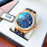 Maurice Lacroix Aikon Date Limited Edition Blue Dial Blue Leather Strap Watch For Men - AI1028-BRZ01-420-1 Authentic Buy Shop Now