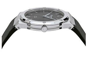 Salvatore Ferragamo F-80 Classic Black Dial Black Leather Strap Watch for Men - SFDT00619 Authentic Buy Shop Now