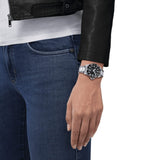 Tissot Seastar 1000 Lady Black Dial Silver Steel Strap Watch for Women - T120.210.11.051.00 Authentic Buy Shop Now