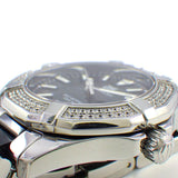 Tag Heuer Aquaracer Quartz Diamonds Black Dial Two Tone Steel Strap Watch for Men - WAY131E.BA0913 Authentic Buy Shop Now