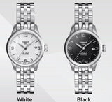 Tissot Le Locle Small Automatic Black Dial Silver Steel Strap Watch For Women - T41.1.183.54 Authentic Buy Shop Now