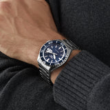 Seiko 5 Sports Automatic Blue Dial Silver Steel Strap Watch for Men - SRPK97K1 Authentic Buy Shop Now